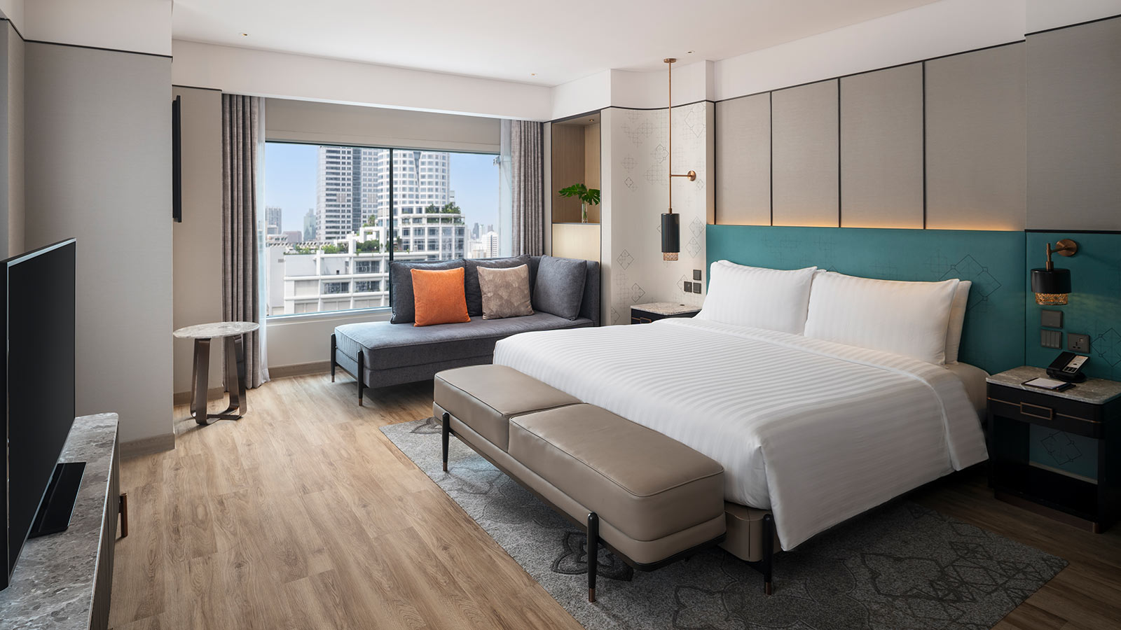 Master Bedroom in Club Two Bedroom Corner Suite