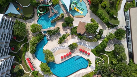 Swimming Pool - Drone Top View