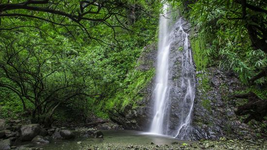 Bottom view of Kaeng Nyui Waterfall
